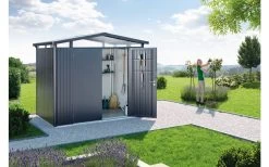 CASETA METALICA BIOHORT JARDIN PANORAMA P1 COLOR GRIS CUARZO 13 CASETA METALICA BIOHORT JARDIN PANORAMA P1 COLOR GRIS CUARZO -Intemperie Jardín Tienda 63896b41c731b7.67500739