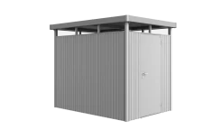 CASETA METALICA BIOHORT JARDIN HIGHLINE H4 COLOR PLATA