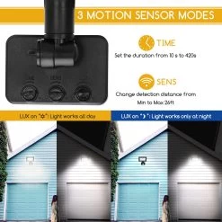 20W Foco LED Con Sensor Movimiento ,1800LM, IP65, 4000K, Aigostar -Intemperie Jardín Tienda 63924ed8af6730ae