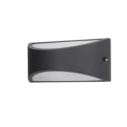 Aplique IP54 Modelo Kapa LED Gris Urbano FORLIGHT -Intemperie Jardín Tienda 63b43649a19443.89477333