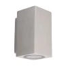 Aplique Rectangular IP44 Modelo REM GU10 Cemento FORLIGHT
