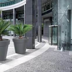 Prosperplast Maceta LEXO ROUND 92L 600x600x550 Blanco 13 Prosperplast Maceta LEXO ROUND 92L 600x600x550 Blanco -Intemperie Jardín Tienda 66c98758dc6f4f45