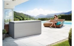 BAUL ARCON METALICO LOUNGEBOX 200 BIOHORT JARDIN GRIS CUARZO -Intemperie Jardín Tienda 6701af18d2492b0b