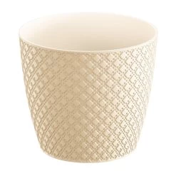 Prosperplast Maceta ORIENT 1L 128x128x112 Crema