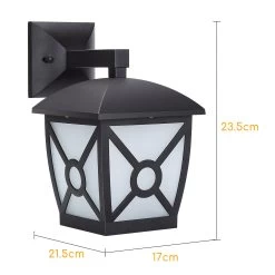 Aigostar Aplique Pared Exterior,GU10 Antracita Aluminio Up Down Lámpara -Intemperie Jardín Tienda 7561ed8a8f973355