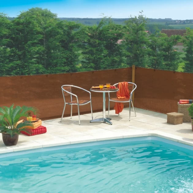 Malla De Ocultación 1 X 5 M Marrón 4 Malla De Ocultación 1 X 5 M Marrón - Imagen 2