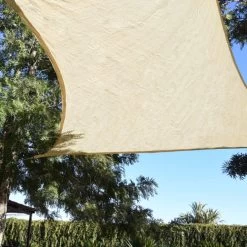 Toldo Vela Rectangular Beige 3 X 4 M -Intemperie Jardín Tienda 8431978451150 24c bi