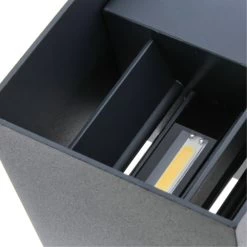 Aplique LED De Exterior Leva 2 Luces Neutra Cuadrado Antracita IP54 Wonderlamp -Intemperie Jardín Tienda 853ccd5e432f14af