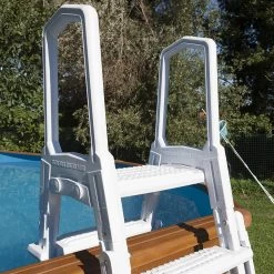 ESCALERA RESINA L4PL GRE PARA PISCINAS GRE ELEVADAS 4 PELDAÑOS Y PLATAFORMA -Intemperie Jardín Tienda a459339aac0fcefb
