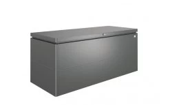 BAUL ARCON METALICO LOUNGEBOX 200 BIOHORT JARDIN GRIS CUARZO -Intemperie Jardín Tienda adf580fe1865f25f