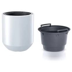 Prosperplast Maceta HEOS 46LCon Depósito 390x390x440 Blanco -Intemperie Jardín Tienda c72817a4911a19c8