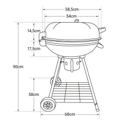 Barbacoa De Carbón Forma Bola FRESNO 9 Barbacoa De Carbón Forma Bola FRESNO -Intemperie Jardín Tienda c72ff0369c9645a4