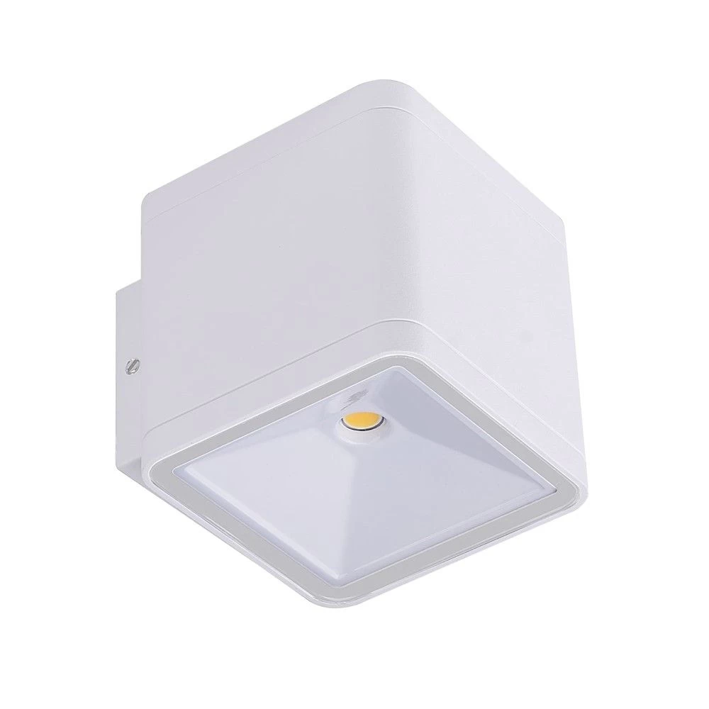Aplique De Exterior LED Torino 2 Luces Blanco Con Forma De Cubo IP54 Wonderlamp 3 Aplique De Exterior LED Torino 2 Luces Blanco Con Forma De Cubo IP54 Wonderlamp
