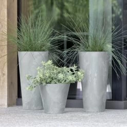 Prosperplast Maceta CUBE SLIM BETON EFFECT 25LCon Depósito 355x355x440 Antracita 11 Prosperplast Maceta CUBE SLIM BETON EFFECT 25LCon Depósito 355x355x440 Antracita -Intemperie Jardín Tienda d128019dc925d0bb