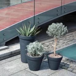 Prosperplast Maceta CLASSIC 36L 450x450x390 Antracita 11 Prosperplast Maceta CLASSIC 36L 450x450x390 Antracita -Intemperie Jardín Tienda d5e1c082886c24c3