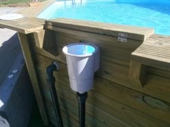 PISCINA GRE OVALADA DE MADERA VERMELA 786232E 6.72 MTS X 4.72 MTS X 1.46 MTS DE ALTO -Intemperie Jardín Tienda f410499a2eaf6b69