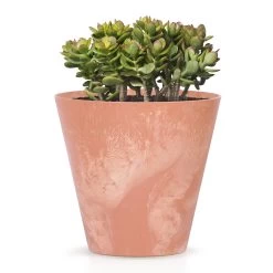 Prosperplast Maceta TUBUS BETON EFFECT 28,5L 400x400x373 Marengo -Intemperie Jardín Tienda fa85c2e8a9724151